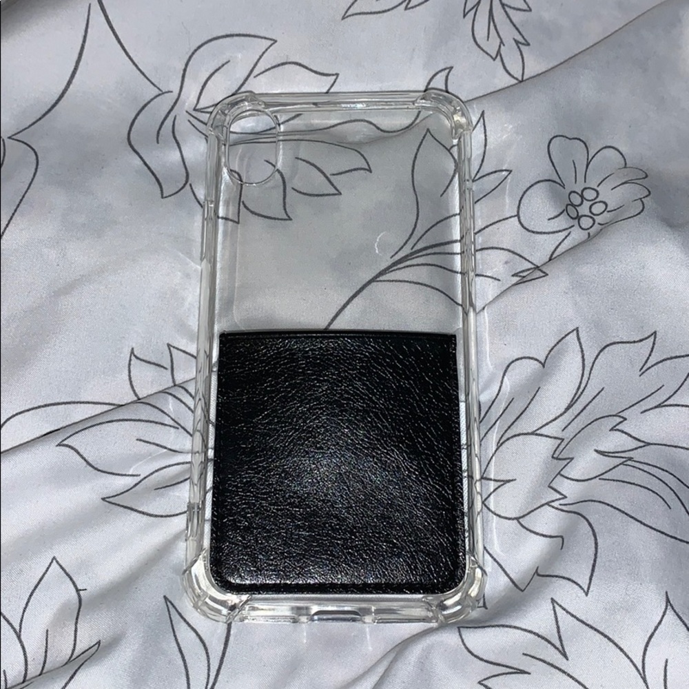 iPhone XR case with card holder